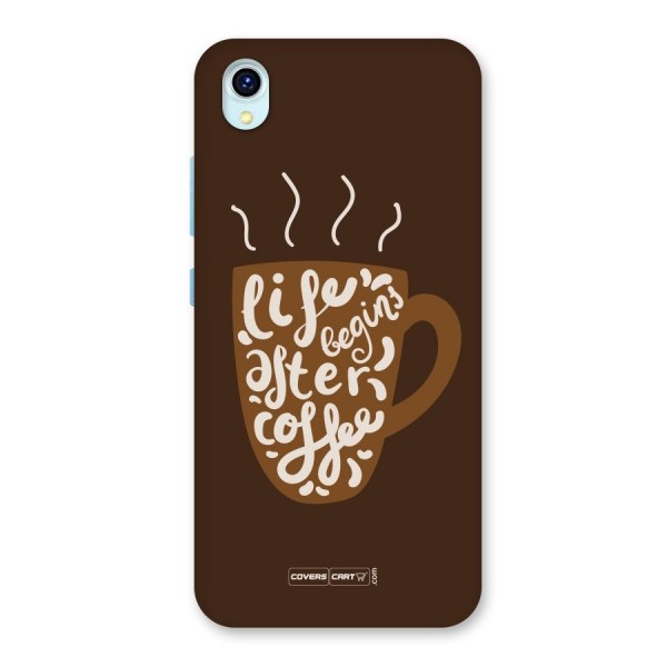 Coffee Mug Back Case for Vivo Y1s