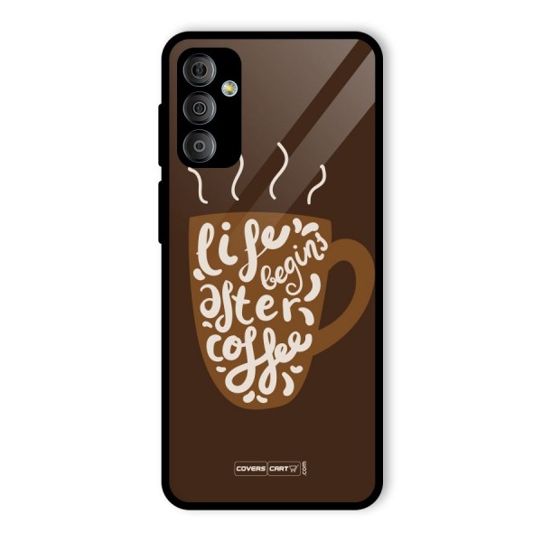 Coffee Mug Glass Back Case for Galaxy F23