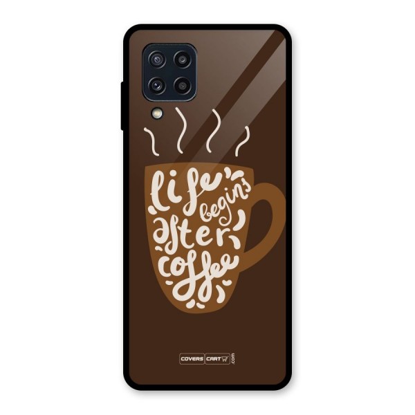 Coffee Mug Glass Back Case for Galaxy M32