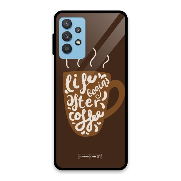 Coffee Mug Glass Back Case for Galaxy M32 5G