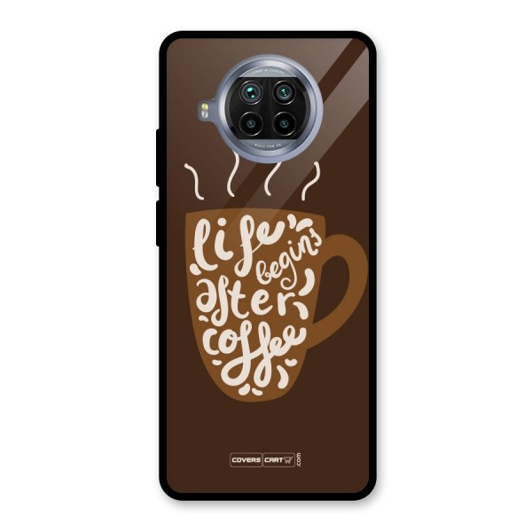 Coffee Mug Glass Back Case for Mi 10i