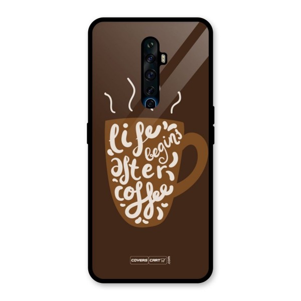 Coffee Mug Glass Back Case for Oppo Reno2 Z