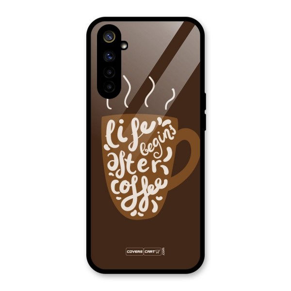 Coffee Mug Glass Back Case for Realme 6