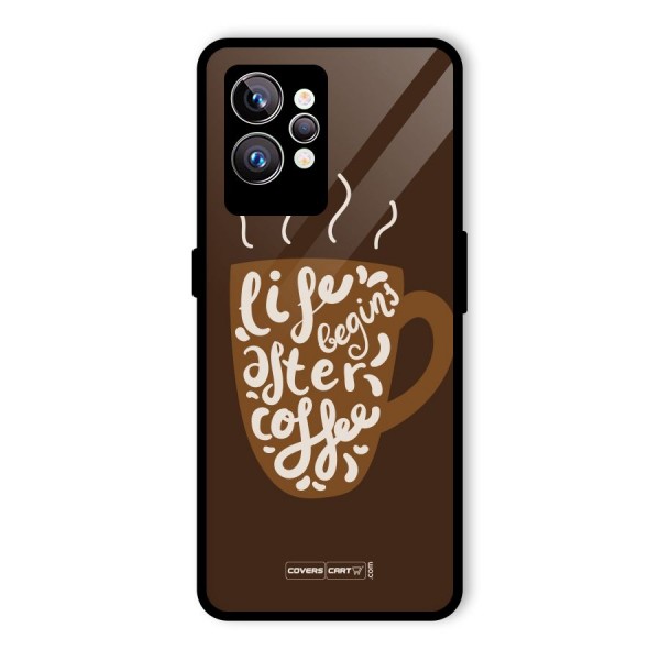 Coffee Mug Glass Back Case for Realme GT2 Pro