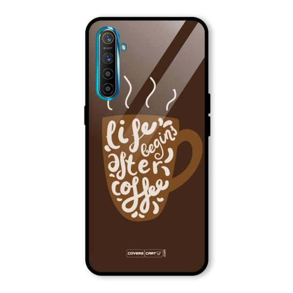 Coffee Mug Glass Back Case for Realme XT