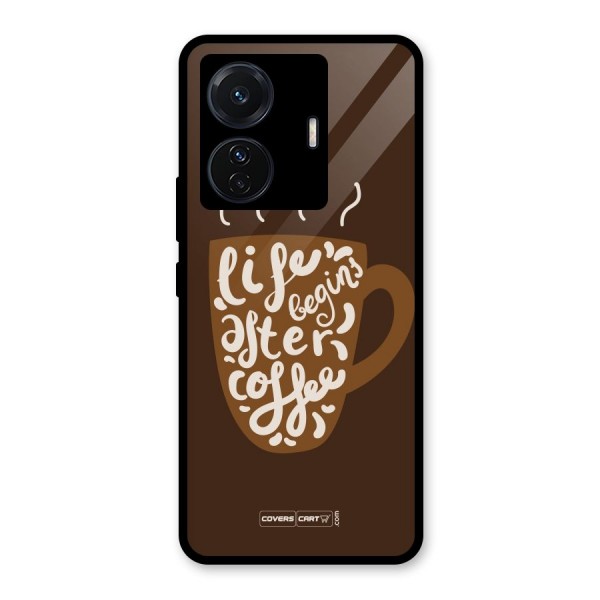 Coffee Mug Glass Back Case for Vivo T1 Pro