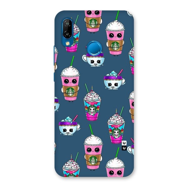 Coffee Mugs Back Case for Huawei P20 Lite