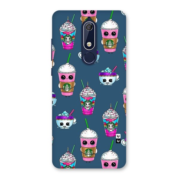 Coffee Mugs Back Case for Nokia 5.1