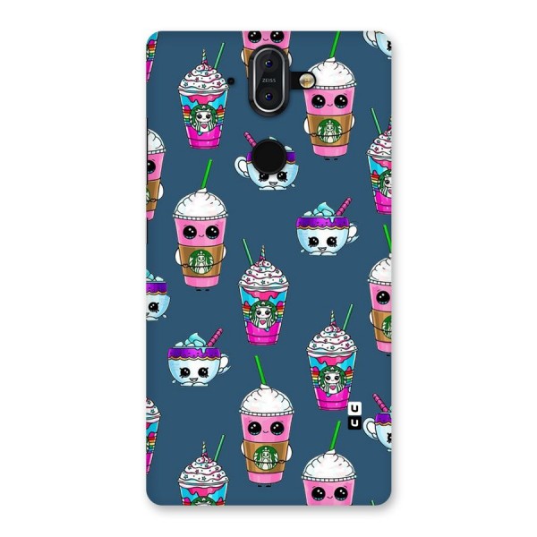 Coffee Mugs Back Case for Nokia 8 Sirocco