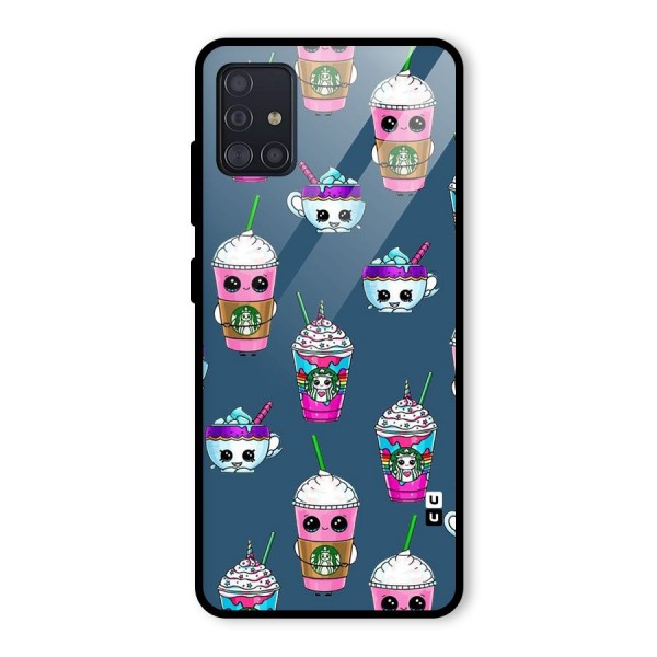 Coffee Mugs Glass Back Case for Galaxy A51