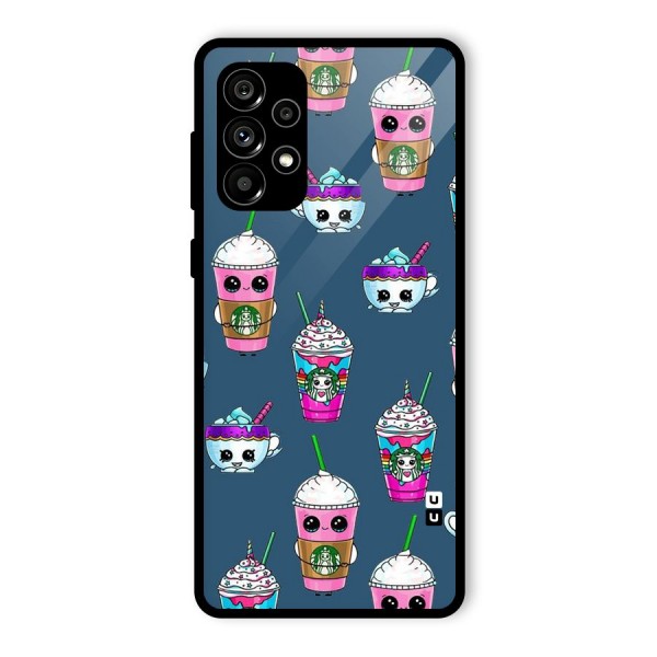 Coffee Mugs Glass Back Case for Galaxy A73 5G