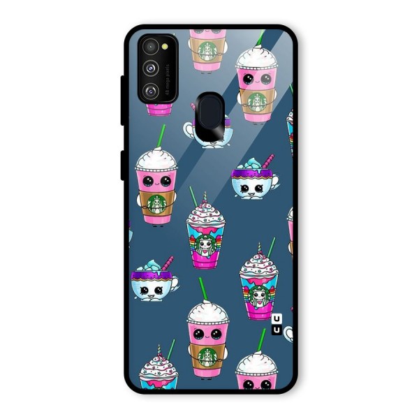 Coffee Mugs Glass Back Case for Galaxy M21