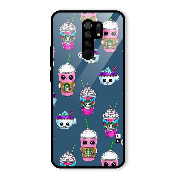 Coffee Mugs Glass Back Case for Redmi 9 Prime