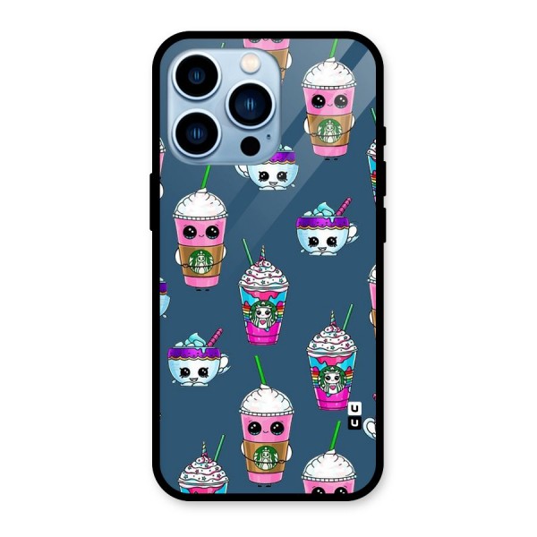 Coffee Mugs Glass Back Case for iPhone 13 Pro