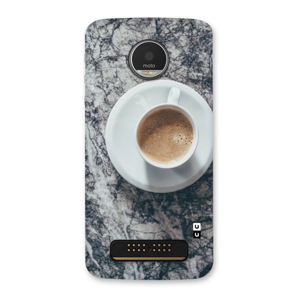 Coffee On Marble Back Case for Moto Z Play