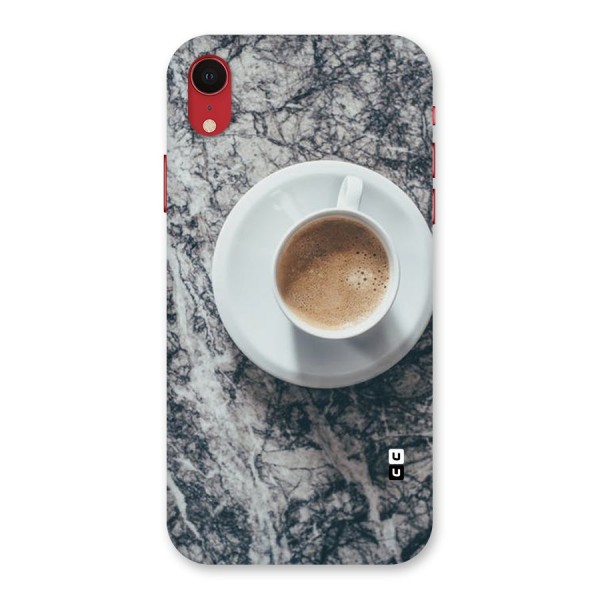 Coffee On Marble Back Case for iPhone XR