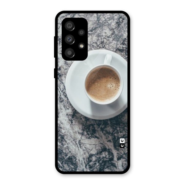 Coffee On Marble Glass Back Case for Galaxy A32