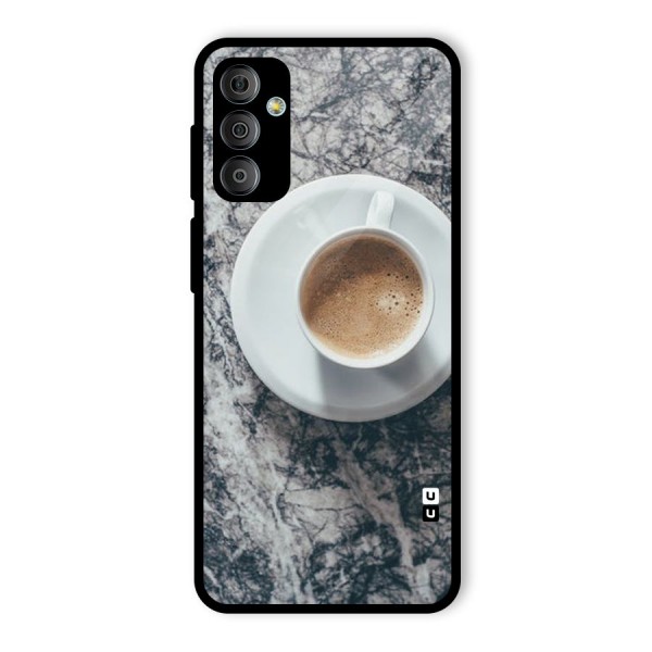 Coffee On Marble Glass Back Case for Galaxy F23