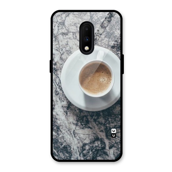 Coffee On Marble Glass Back Case for OnePlus 7