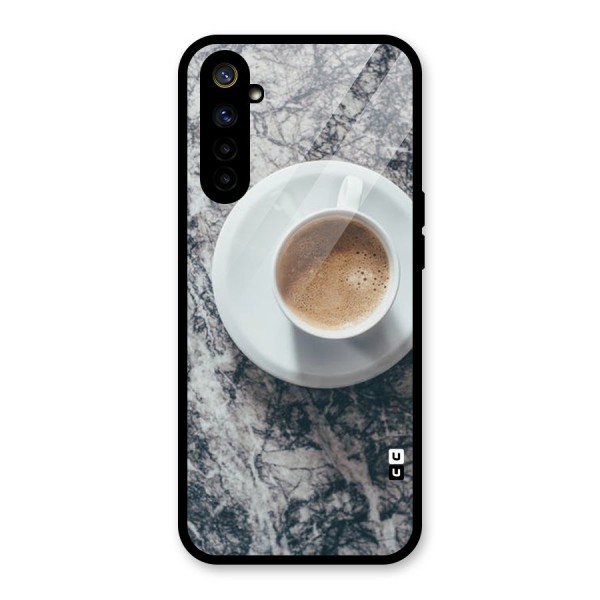 Coffee On Marble Glass Back Case for Realme 6