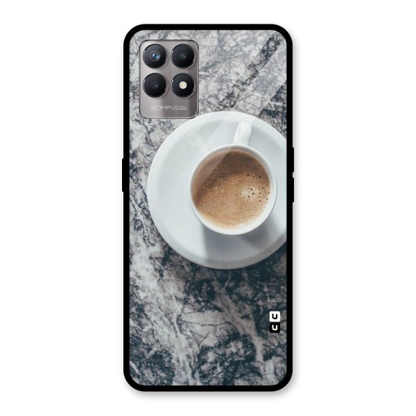 Coffee On Marble Glass Back Case for Realme 8i