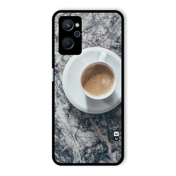 Coffee On Marble Glass Back Case for Realme 9i