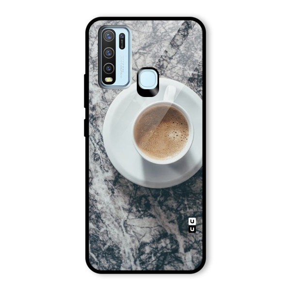 Coffee On Marble Glass Back Case for Vivo Y30