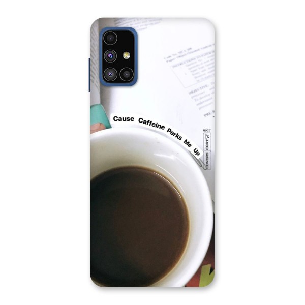 Coffee Perks Back Case for Galaxy M51