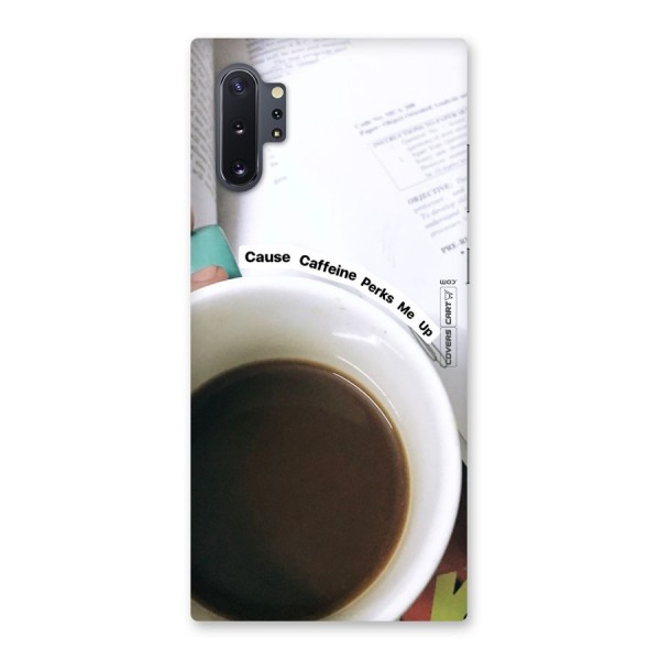 Coffee Perks Back Case for Galaxy Note 10 Plus