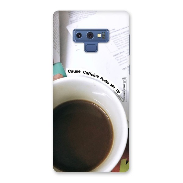 Coffee Perks Back Case for Galaxy Note 9