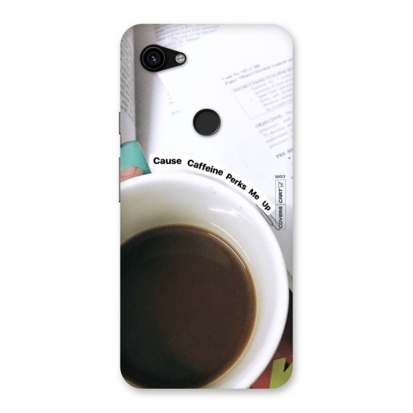 Coffee Perks Back Case for Google Pixel 3a XL