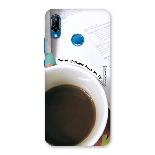 Coffee Perks Back Case for Huawei P20 Lite