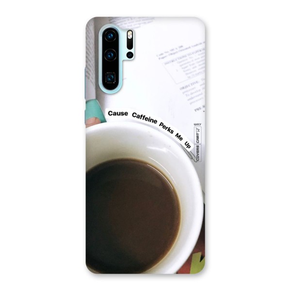 Coffee Perks Back Case for Huawei P30 Pro