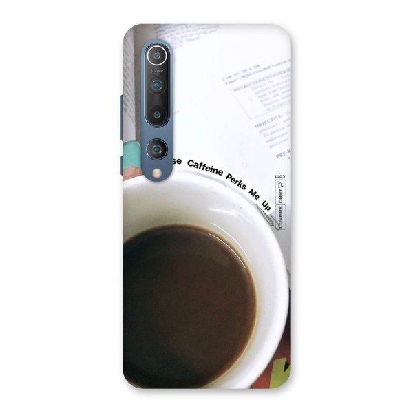 Coffee Perks Back Case for Mi 10