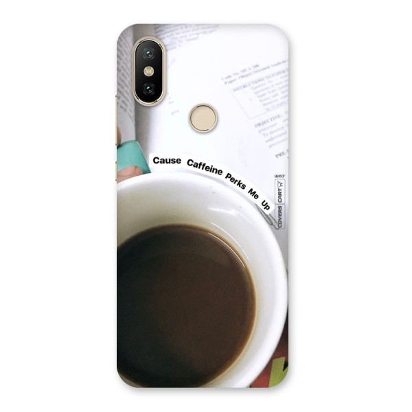 Coffee Perks Back Case for Mi A2