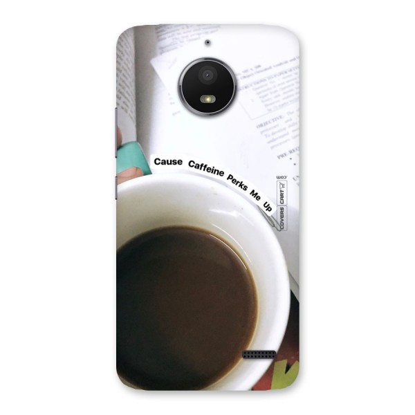 Coffee Perks Back Case for Moto E4