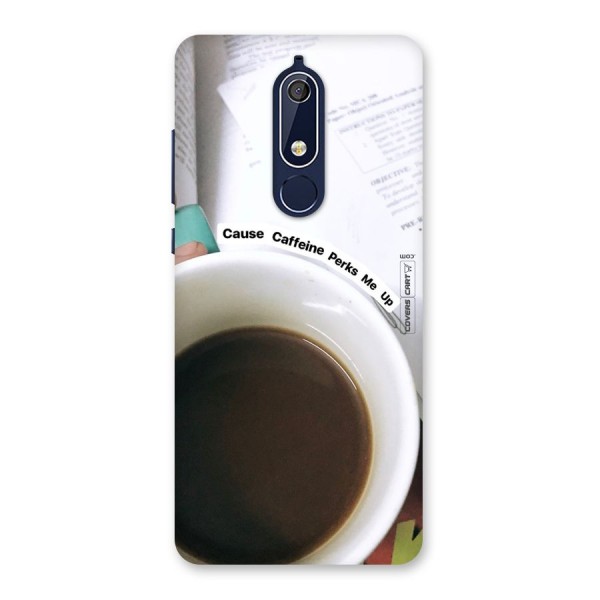 Coffee Perks Back Case for Nokia 5.1