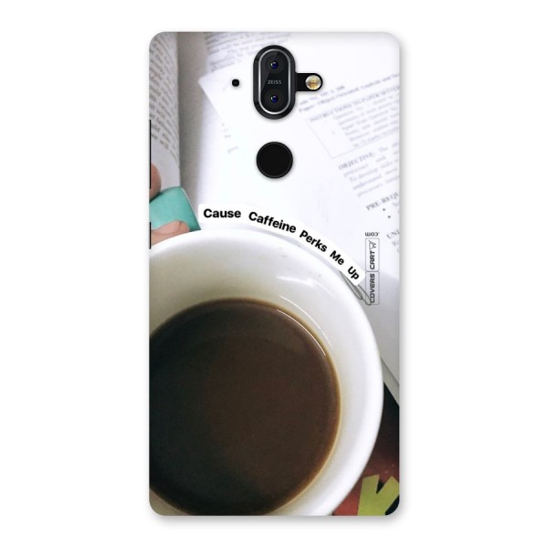 Coffee Perks Back Case for Nokia 8 Sirocco