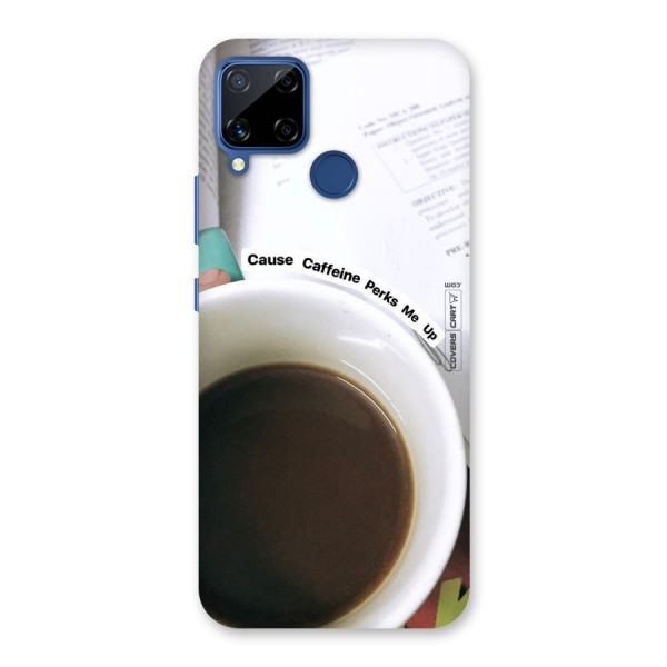 Coffee Perks Back Case for Realme C12