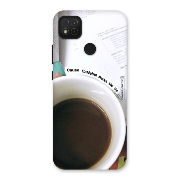 Coffee Perks Back Case for Redmi 9C