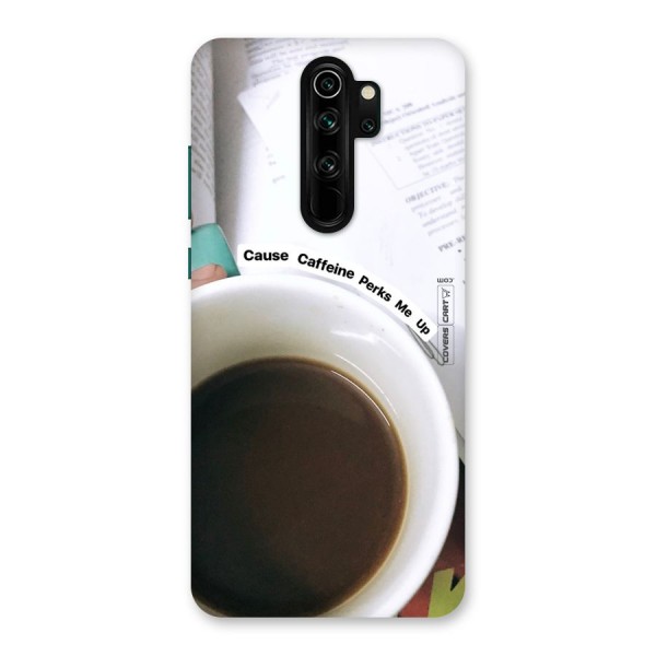 Coffee Perks Back Case for Redmi Note 8 Pro