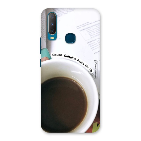 Coffee Perks Back Case for Vivo U10