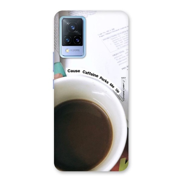 Coffee Perks Back Case for Vivo V21 5G