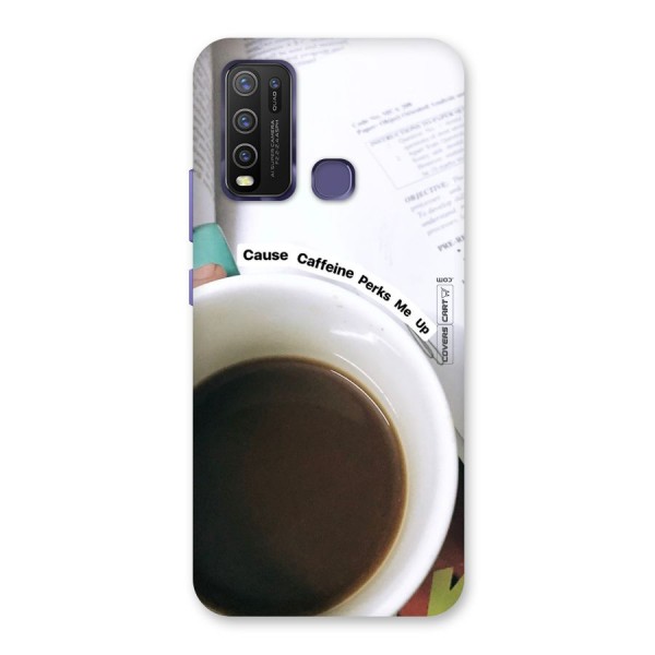 Coffee Perks Back Case for Vivo Y30