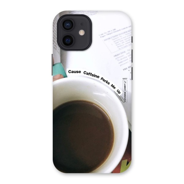 Coffee Perks Back Case for iPhone 12