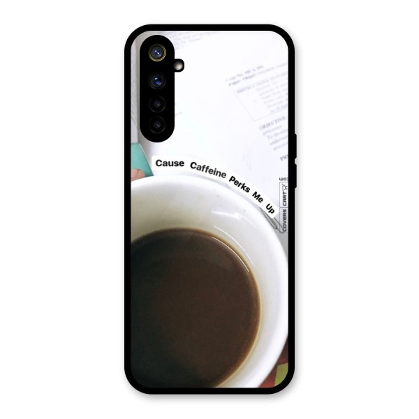 Coffee Perks Glass Back Case for Realme 6