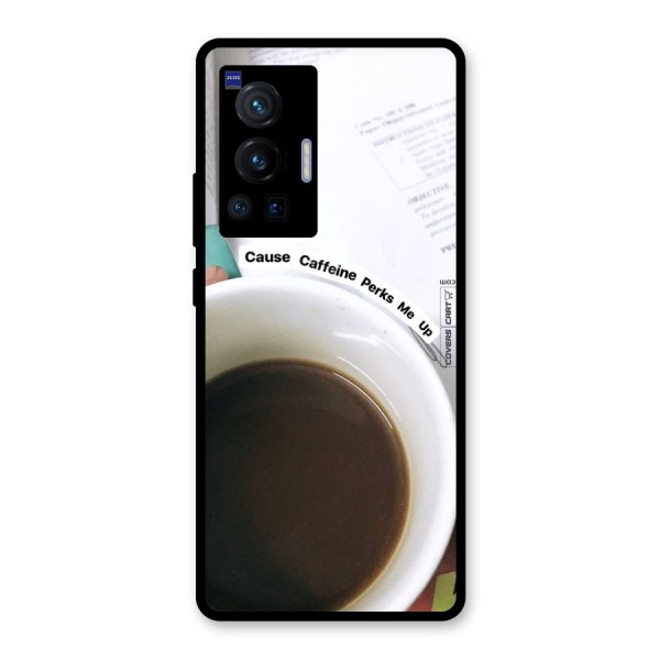 Coffee Perks Glass Back Case for Vivo X70 Pro