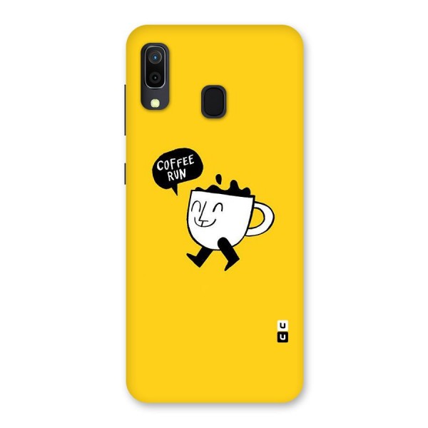 Coffee Run Back Case for Galaxy A20