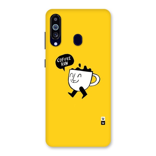 Coffee Run Back Case for Galaxy A60