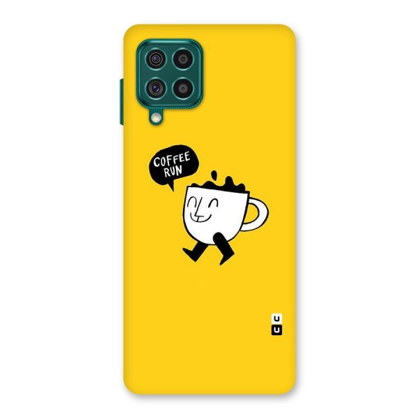 Coffee Run Back Case for Galaxy F62